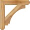 Ekena Millwork Imperial Craftsman Rough Sawn Bracket w/ Offset Brace, Western Red Cedar, 6"W x 26"D x 26"H BKT0604X26X26IMP04RWR - alternate 3